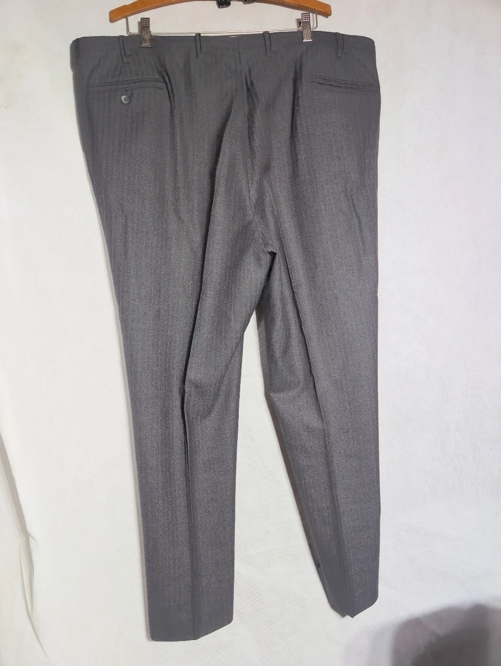 Kilgour French & Stanbury Virgin Wool Classic Men's Gray Pinstripe Suit